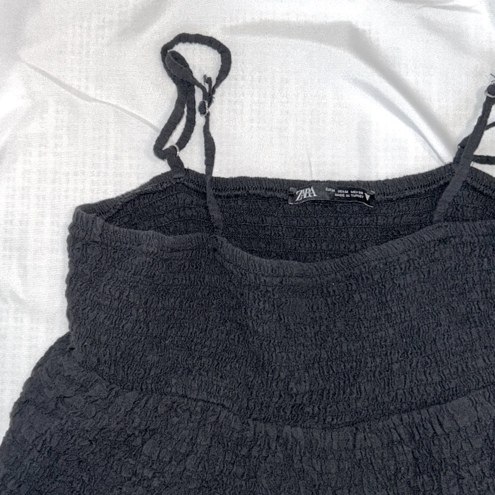 Zara Smocked Mini Dress
